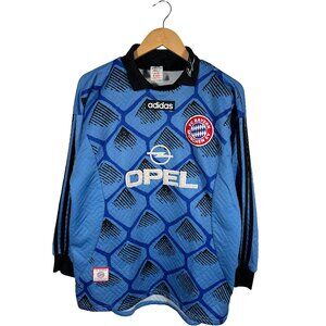 Vintage 1996-98 Adidas Bayern Munich Goalkeeper Shirt Size Medium